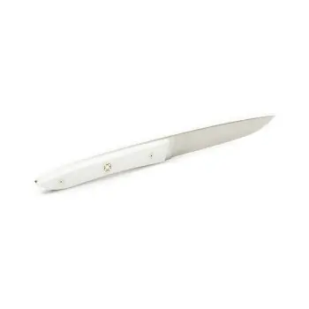 Perceval Table Knife - Adret Collection - White Krion Handle