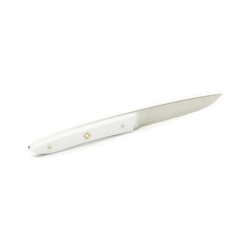 Perceval Table Knife - Adret Collection - White Krion Handle