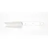 Perceval Table Knife - Ubac Collection - White Krion Handle - Golden Screws