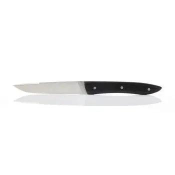 Perceval Table Knife - Ubac Collection - Gabon Ebony Handle