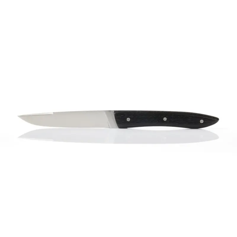 Perceval Table Knife - Ubac Collection - Gabon Ebony Handle