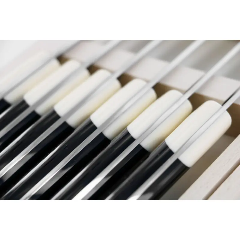 Andre Verdier Le Thiers Elegance 6 Pc Knife In Box - Bicolor Off-White/Black Acrylic Handle