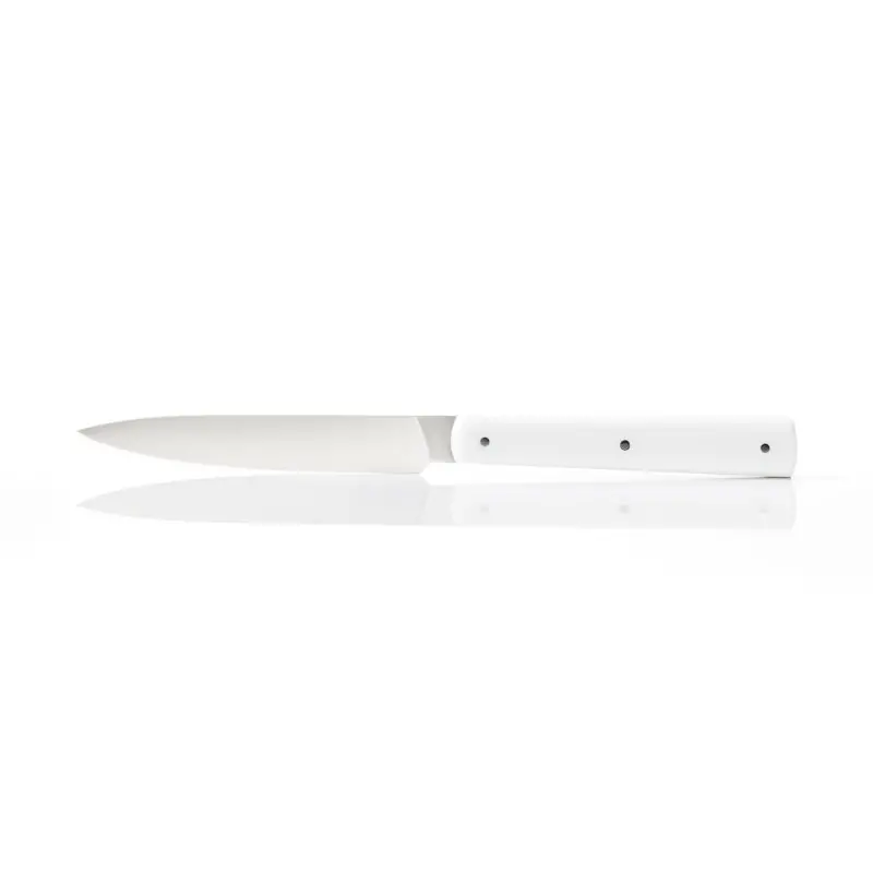 Perceval Table Knife - Office De Table Collection - White Krion Handle