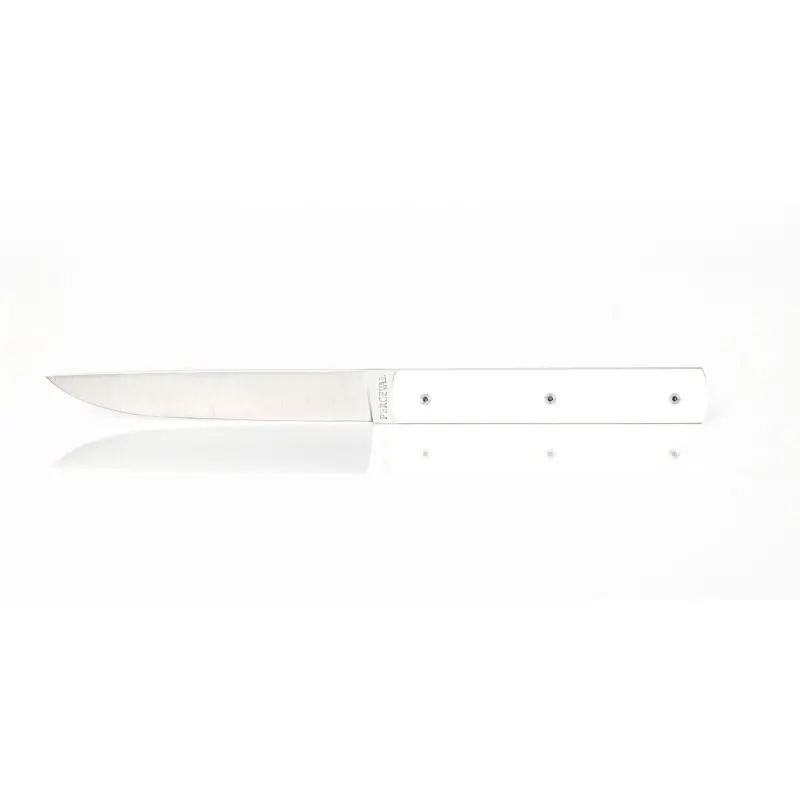 Perceval Table Knife - 888 Collection - Prestige White Krion Handle