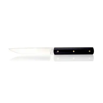 Perceval Table Knife - 888 Collection - Polyacetal Night Blue Handle - Golden Screws