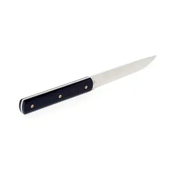 Perceval Table Knife - 888 Collection - Polyacetal Night Blue Handle - Golden Screws