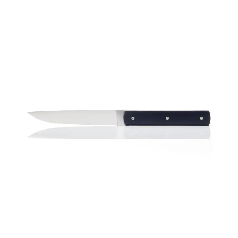 Perceval Table Knife - 888 Collection - Polyacetal Night Blue Handle Perceval Table Knife - 888 Collection - Polyacetal Night Blue Handle