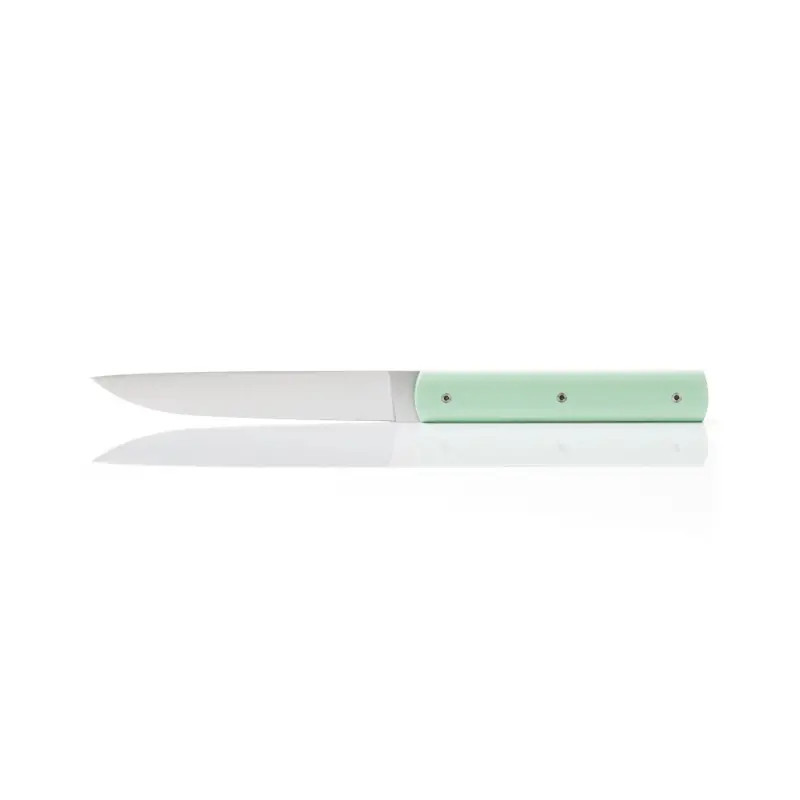 Perceval Table Knife - 888 Collection - Polyacetal Pistachio Green Handle