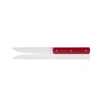 Perceval Table Knife - 888 Collection - Polyacetal Red Handle