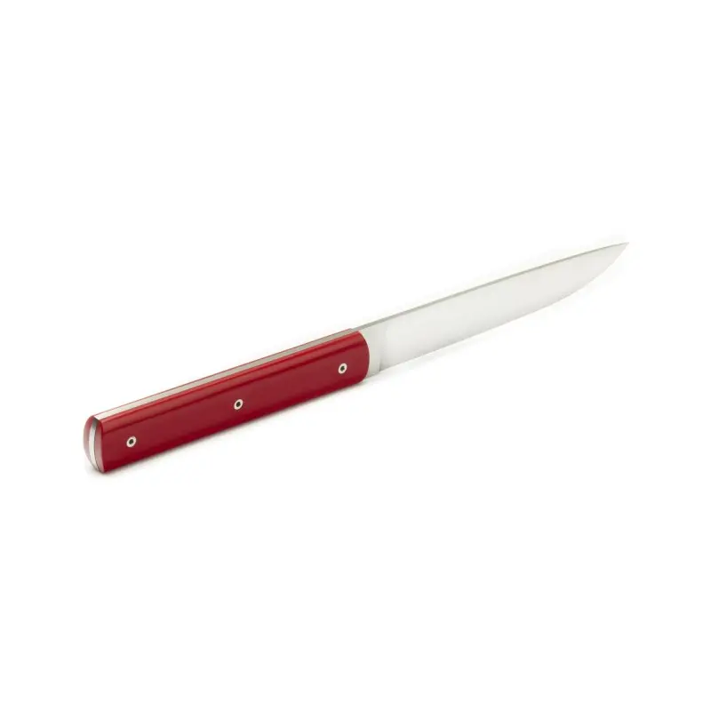 Perceval Table Knife - 888 Collection - Polyacetal Red Handle