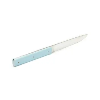 Perceval Table Knife - 888 Collection - Polyacetal Sky Blue Handle
