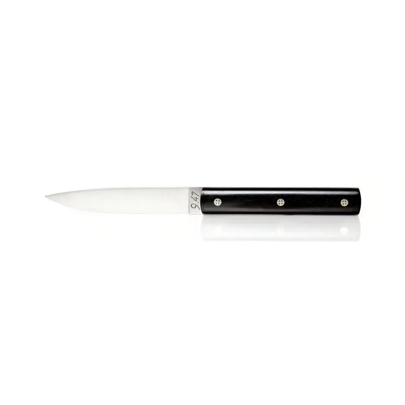 Perceval Table Knife - 947 Collection - Prestige Gabon Ebony Handle Perceval Table Knife - 947 Collection - Prestige Gabon Ebony Handle