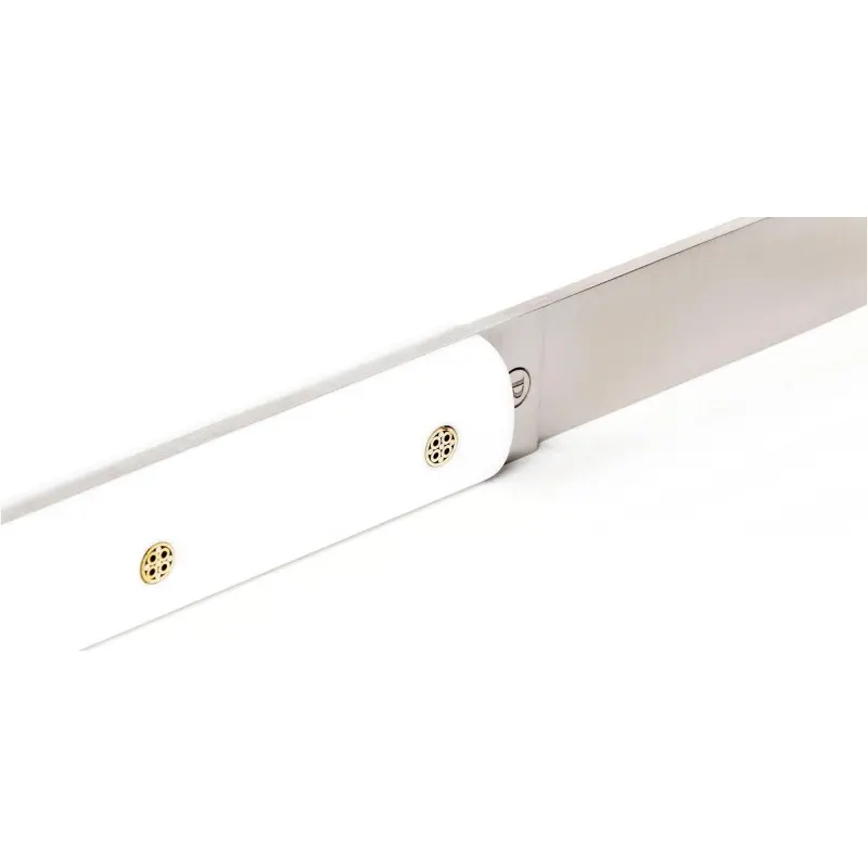 Perceval Table Knife - 947 Collection - Prestige White Krion Handle Perceval Table Knife - 947 Collection - Prestige White Krion Handle