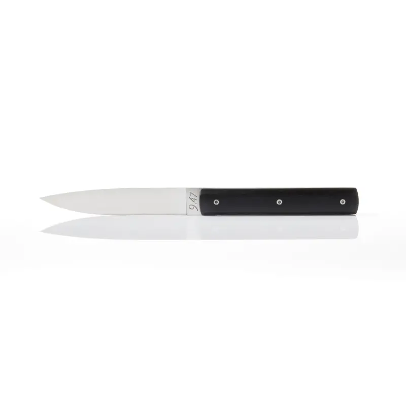 Perceval Table Knife - 947 Collection - Gabon Ebony Handle