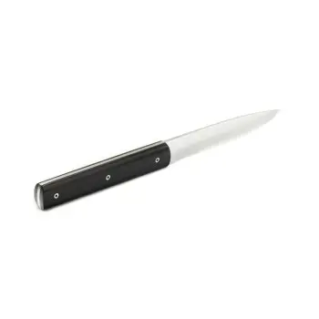 Perceval Table Knife - 947 Collection - Gabon Ebony Handle