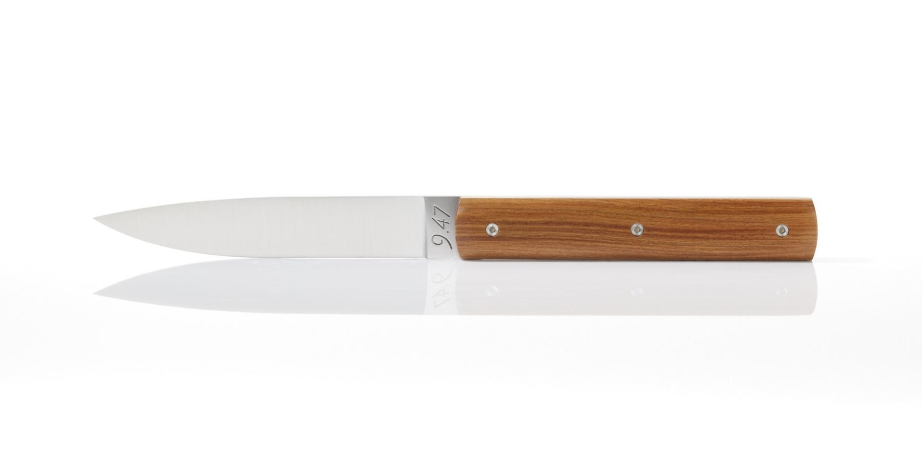 Perceval Table Knife - 947 Collection - Guaiac Wood Handle