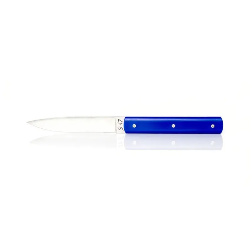 Perceval Table Knife - 947 Collection - Polyacetal France Blue Handle