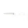 Perceval Table Knife - 947 Collection - Polyacetal White Handle - Golden Screws