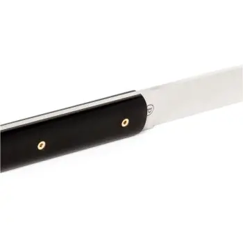 Perceval Table Knife - 947 Collection - Polyacetal Black Handle - Golden Screws