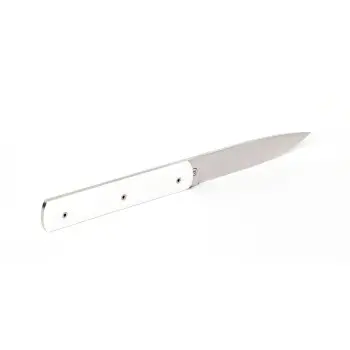 Perceval Table Knife - 947 Collection - Polyacetal White Handle
