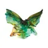 Daum Glass Sculpture Butterfly Soliflore - Hanaé Mori by Butterfly 13.4'' x 18.5'' x 13.4''