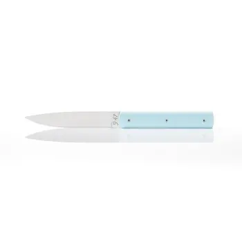 Perceval Table Knife - 947 Collection - Polyacetal Sky Blue Handle