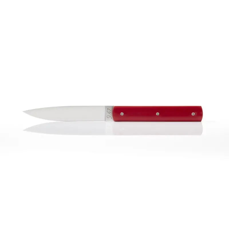 Perceval Table Knife - 947 Collection - Polyacetal Red Handle Perceval Table Knife - 947 Collection - Polyacetal Red Handle