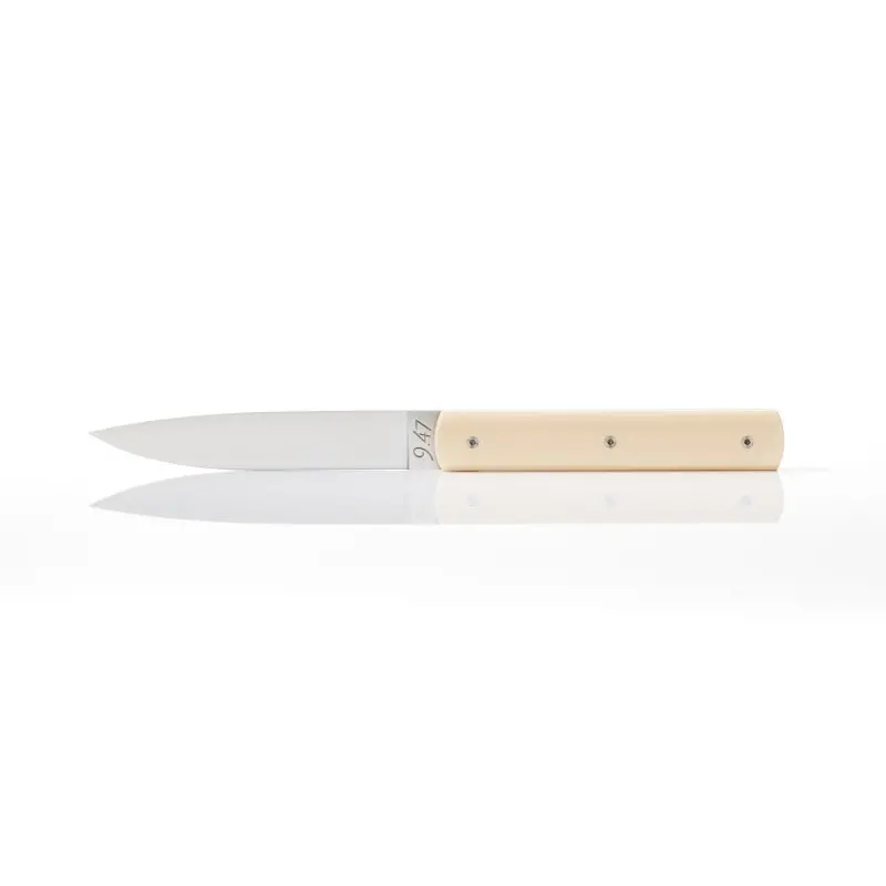 Perceval Table Knife - 947 Collection - Polyacetal Ivory Handle