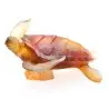 Daum Glass Sculpture Large Amber Grey Sea Turtle by Mer de Corail 5.1'' x 9.8'' x 7.5''