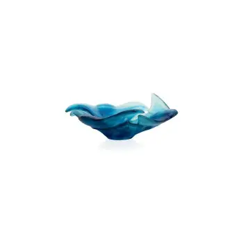Daum Glass Sculpture Rays Small Bowl by Maya 2.6'' x 7.1'' x 7.1''