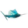 Daum Glass Sculpture Emperor Sailfish by Maya 14.2'' x 31.5'' x 18.1''