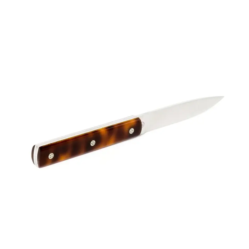 Perceval Table Knife - 947 Collection - Prestige Tortoise Shell Handle Perceval Table Knife - 947 Collection - Prestige Tortoise Shell Handle