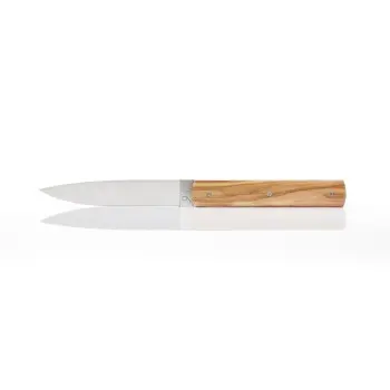 Perceval Table Knife - 947 Collection - Olive Wood Handle