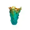 Daum Glass Sculpture Large Vase by Tropical Voyage 12.6'' x 9.3'' x 9.3''