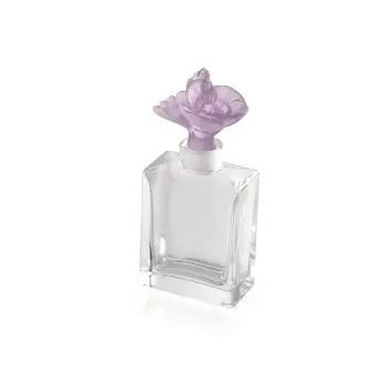 Daum Glass Sculpture Perfume Bottle 30 ml by Sweet Garden 3.8'' x 2'' x 1.5''