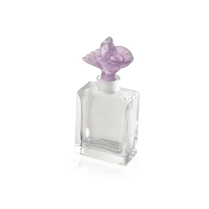 Daum Glass Sculpture Perfume Bottle 30 ml by Sweet Garden 3.8'' x 2'' x 1.5'' Daum Glass Sculpture Perfume Bottle 30 ml by Sweet Garden 3.8'' x 2'' x 1.5''