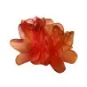 Daum Glass Sculpture Small Decorative Flower by Safran 2.6'' x 4.3'' x 4.3''