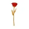 Daum Glass Sculpture Red Rose Eternelle by Eternal Rose 10.6'' x 3.3'' x 2.8''