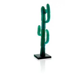 Daum Glass Sculpture XL Green Cactus by Jardin de Cactus Emilio Robba 45.7'' x 13.8'' x 11.4''