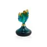 Daum Glass Sculpture Small Perfume Bottle 15 ml by Fleur de Paon 7.3'' x 4.5'' x 4.5''