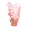 Daum Glass Sculpture Magnum Pink Vase by Pink Camelia 20.5'' x 13'' x 13''