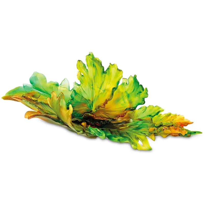 Daum Glass Sculpture Magnum Centerpiece by Borneo Emilio Robba 8.3'' x 28.3'' x 13.8''