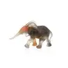 Daum Glass Sculpture Medium Savana Elephant by Carabantes Isabelle 7.3'' x 12.2'' x 7.1''