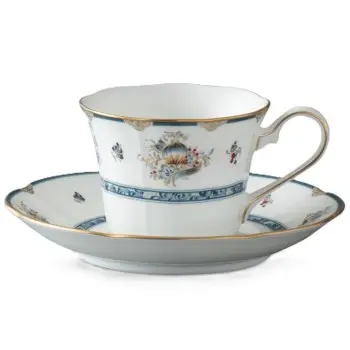 Narumi Lotus Collection Sharilamoon Common Saucer - Set of 36