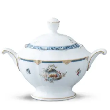 Narumi Lotus Collection Sharilamoon Sugar Bowl With Cover 290cc - Set of 24