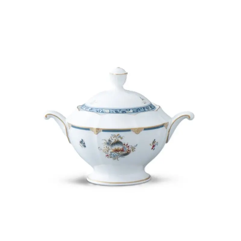 Narumi Lotus Collection Sharilamoon Sugar Bowl With Cover 290cc - Set of 24 Narumi Lotus Collection Sharilamoon Sugar Bowl With Cover 290cc - Set of 24