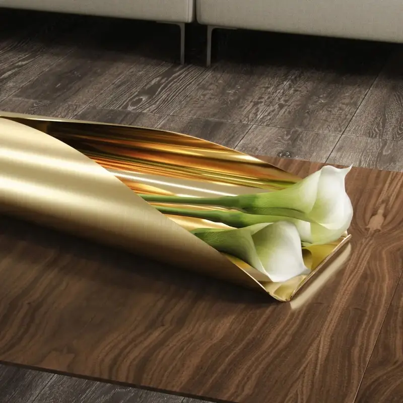 Designer Satin Gold and Stainless Steel Biju Centerpiece / Fruit Holder