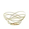 Designer Golden Plated Stainless Steel Potenza Fruit Holder