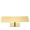 Designer Golden Plated Stainless Steel Rectangular Serving Tray