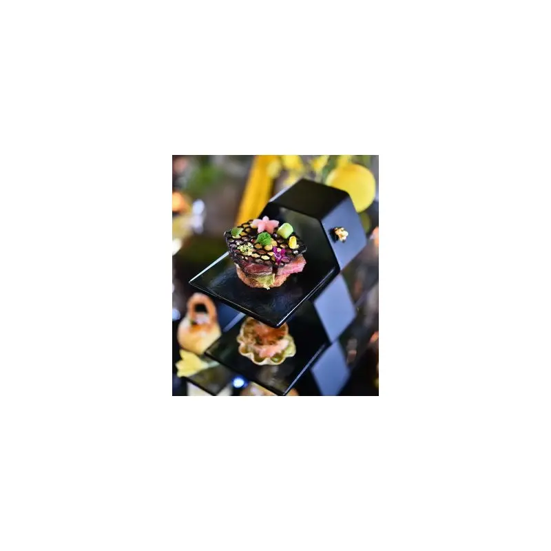 My Glass Studio Petit Fours Stand, Grey - Set of 3 - 23.7 x 20.0 x 28 cm My Glass Studio Petit Fours Stand, Grey - Set of 3 - 23.7 x 20.0 x 28 cm